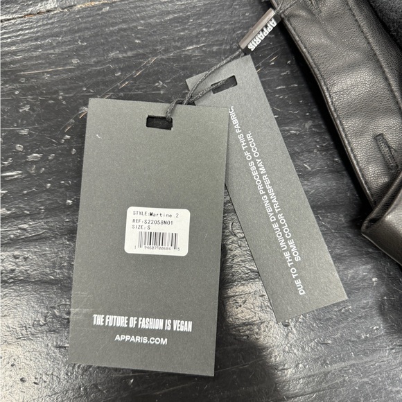 Faux Leather Black Shirt Jacket - Picture 6 of 6